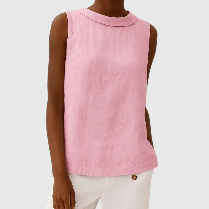 Harper Brooklyn | Top with Roll Collar
