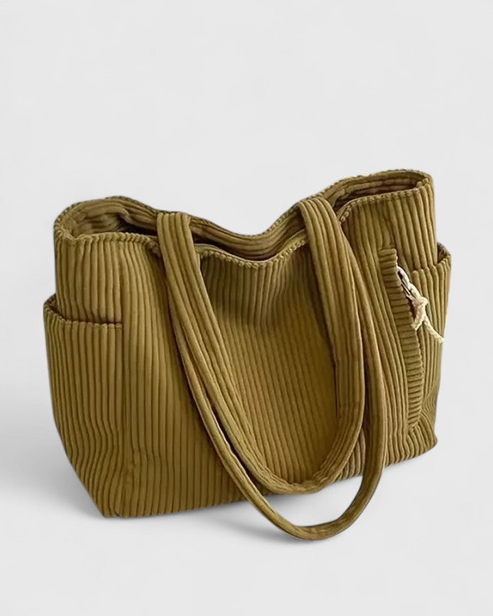 Harper Brooklyn | Tote Bag, Ribbed Material