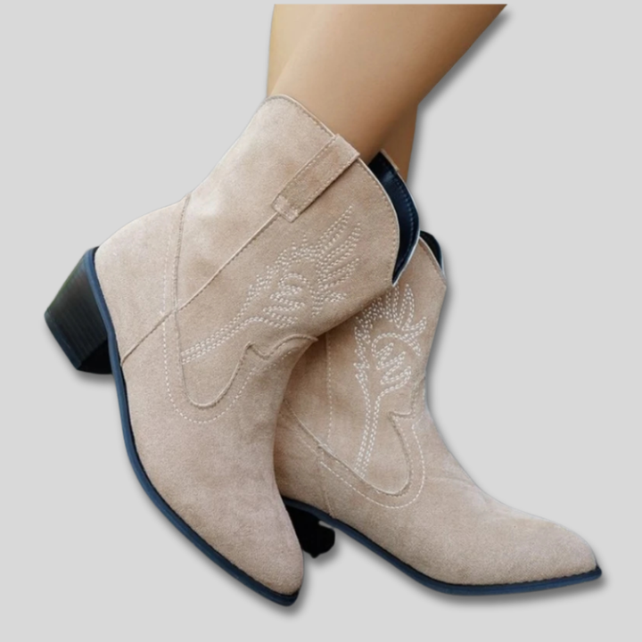 Harper Brooklyn | Embroidered Cowboy Boots