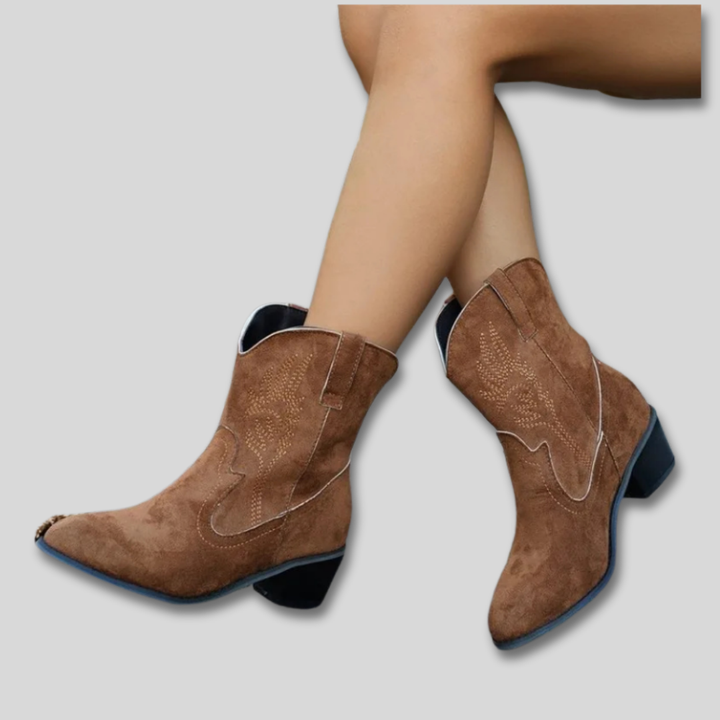Harper Brooklyn | Embroidered Cowboy Boots