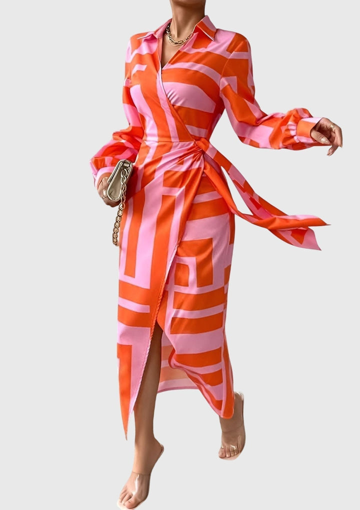 Harper Brooklyn | Wrap Dress with Print
