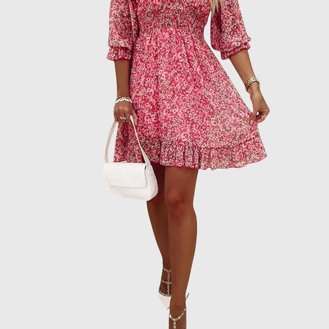 Harper Brooklyn| Dress - Floral, Puff Sleeve
