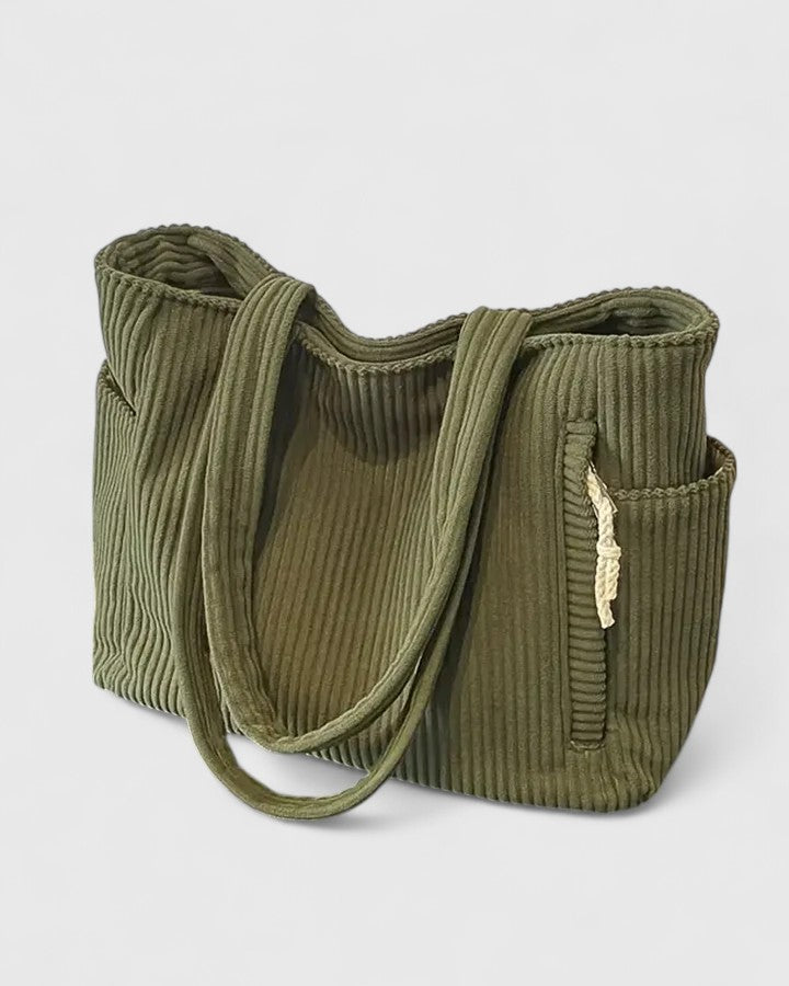 Harper Brooklyn | Tote Bag, Ribbed Material