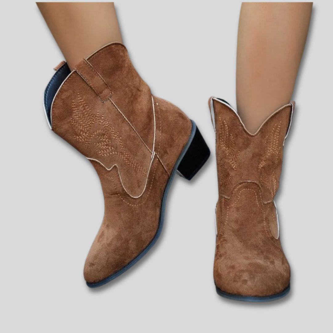 Harper Brooklyn | Embroidered Cowboy Boots