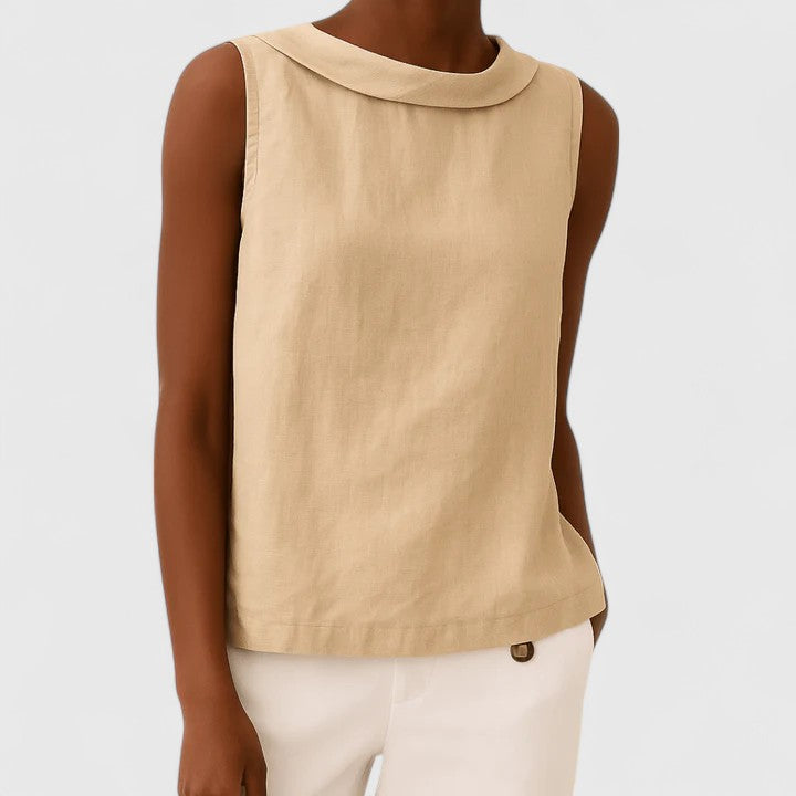 Harper Brooklyn | Top with Roll Collar