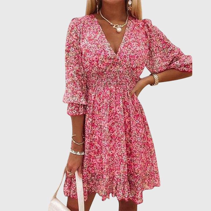 Harper Brooklyn| Dress - Floral, Puff Sleeve