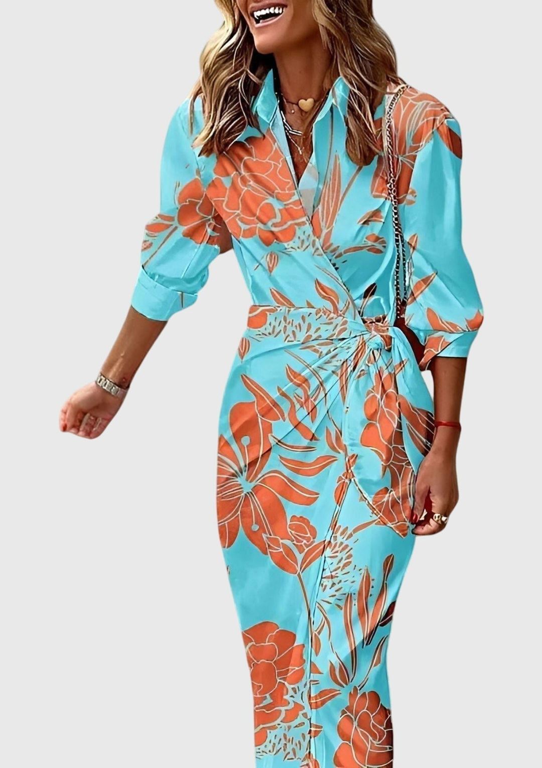 Harper Brooklyn | Wrap Dress with Print