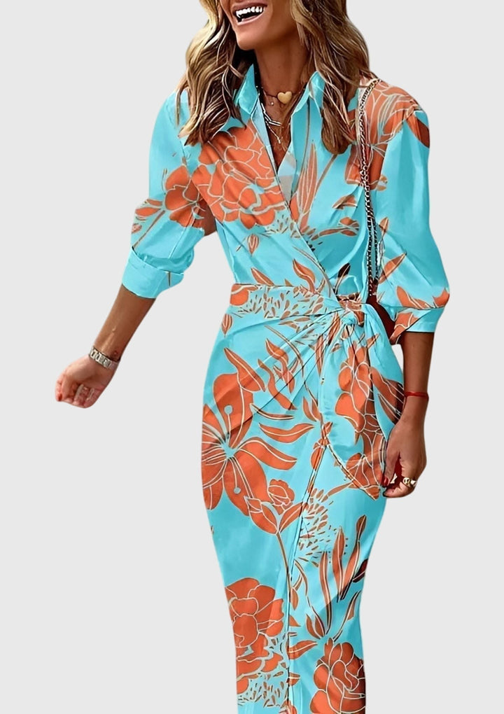 Harper Brooklyn | Wrap Dress with Print