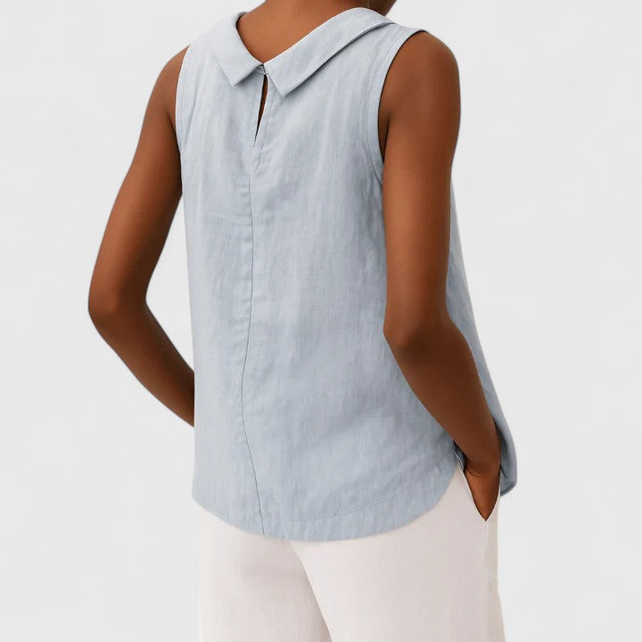 Harper Brooklyn | Top with Roll Collar