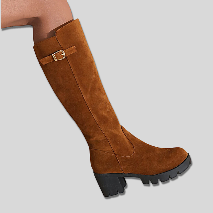 Harper Brooklyn | Suede Knee High Boots