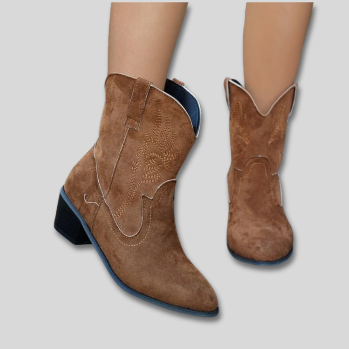 Harper Brooklyn | Embroidered Cowboy Boots