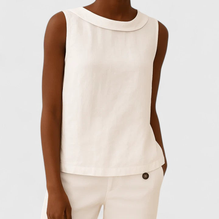Harper Brooklyn | Top with Roll Collar