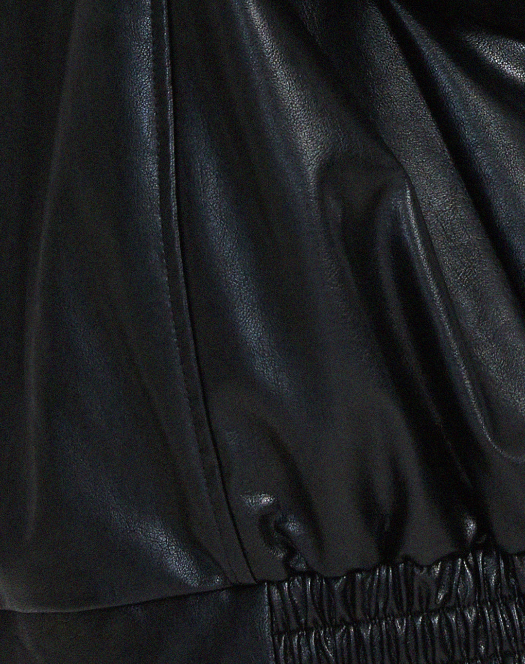 Harper Brooklyn | Women's Oversized Leather Bomber Jacket