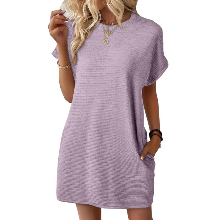 Harper Brooklyn | Casual Minimalist Round Neck Summer Dress