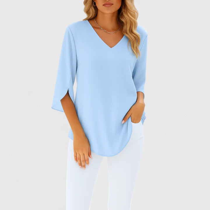 Harper Brooklyn| V-Neck Blouse