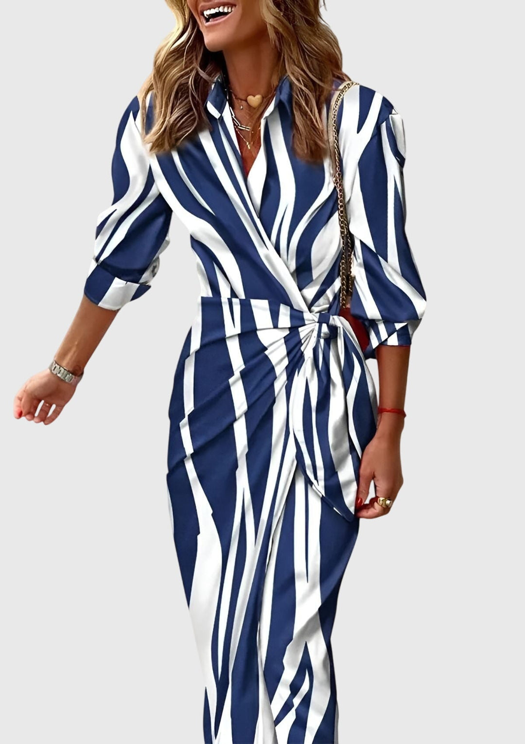 Harper Brooklyn | Wrap Dress with Print