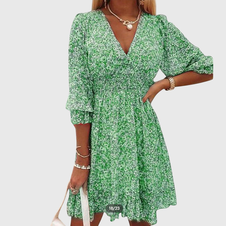 Harper Brooklyn| Dress - Floral, Puff Sleeve