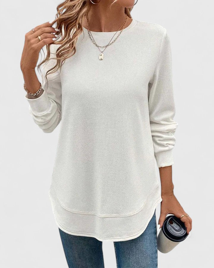Harper Brooklyn | O-Neck Long Sleeve Top