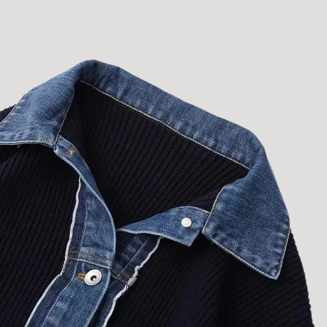 Harper Brooklyn| Women's Layered Button Cardigan Jacket