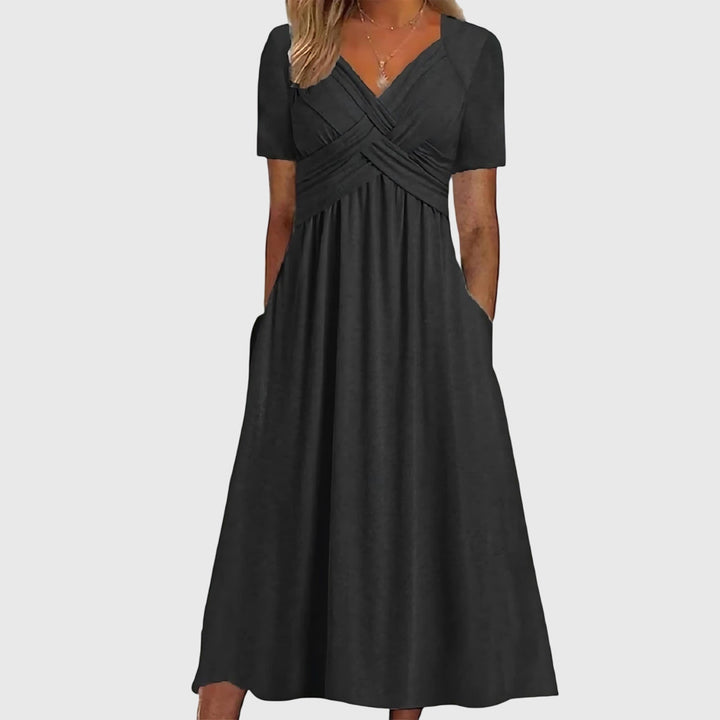 Harper Brooklyn| Midi Dress, Tummy Control