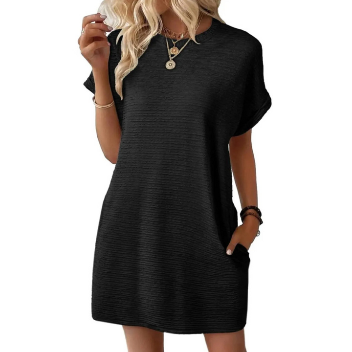 Harper Brooklyn | Casual Minimalist Round Neck Summer Dress