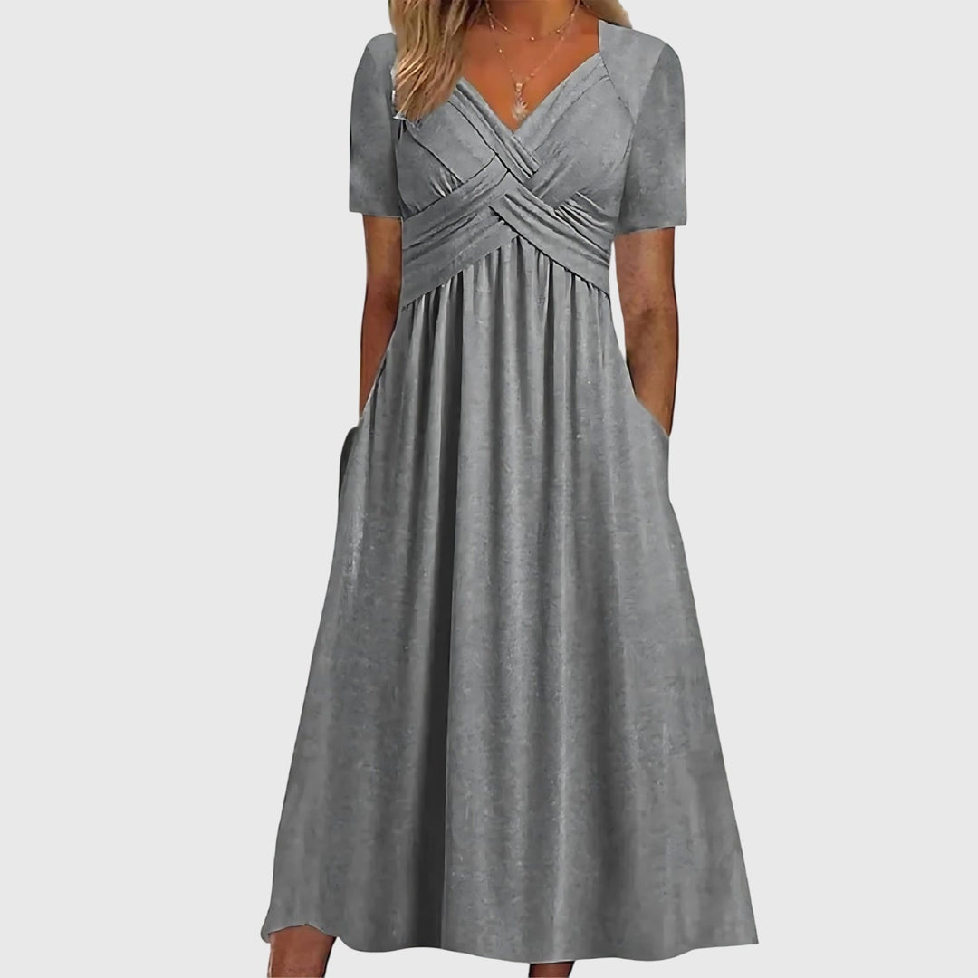 Harper Brooklyn| Midi Dress, Tummy Control