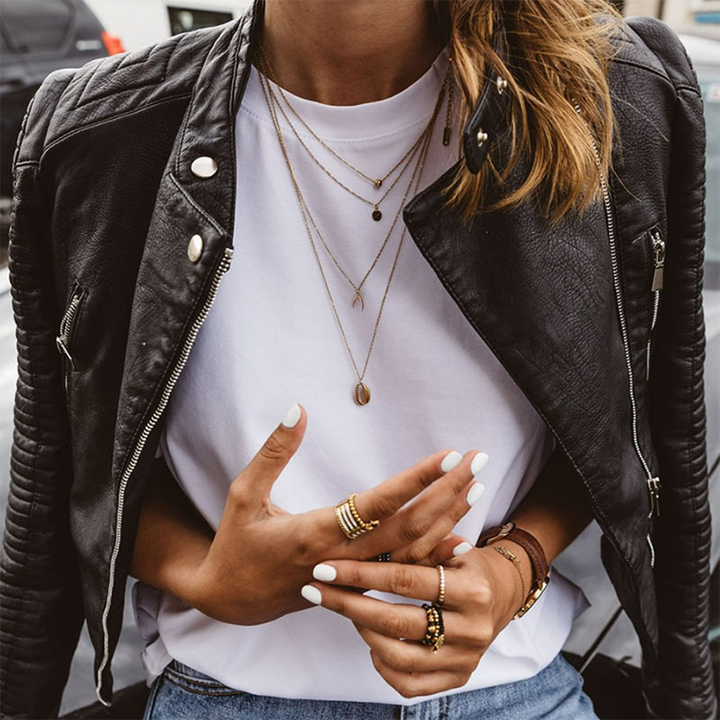 Harper Brooklyn | Biker Style Zipper Jacket