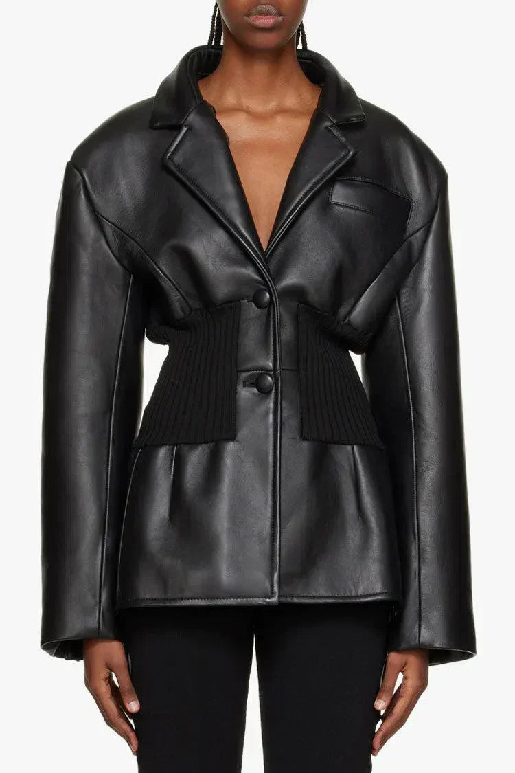Harper Brooklyn | Faux Leather Jacket