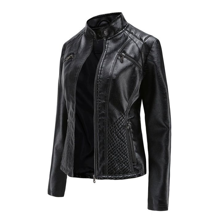 Harper Brooklyn | Women's Zip-up Biker Jacket