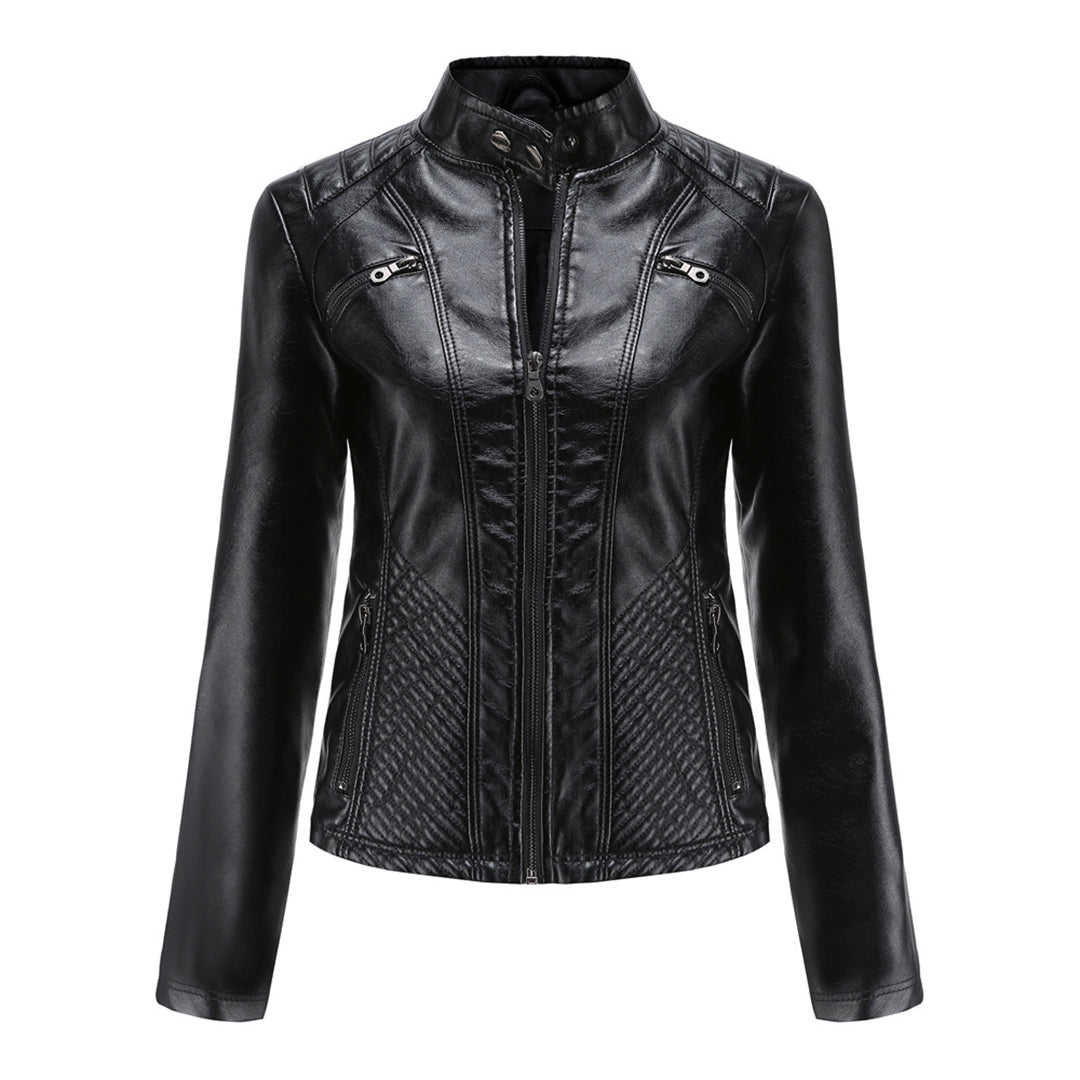 Harper Brooklyn | Women's Zip-up Biker Jacket