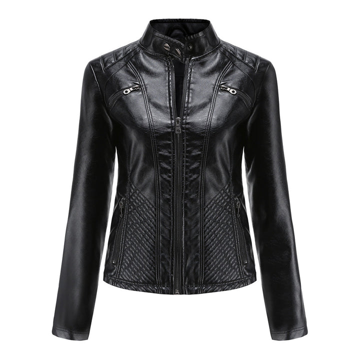 Harper Brooklyn | Women's Zip-up Biker Jacket