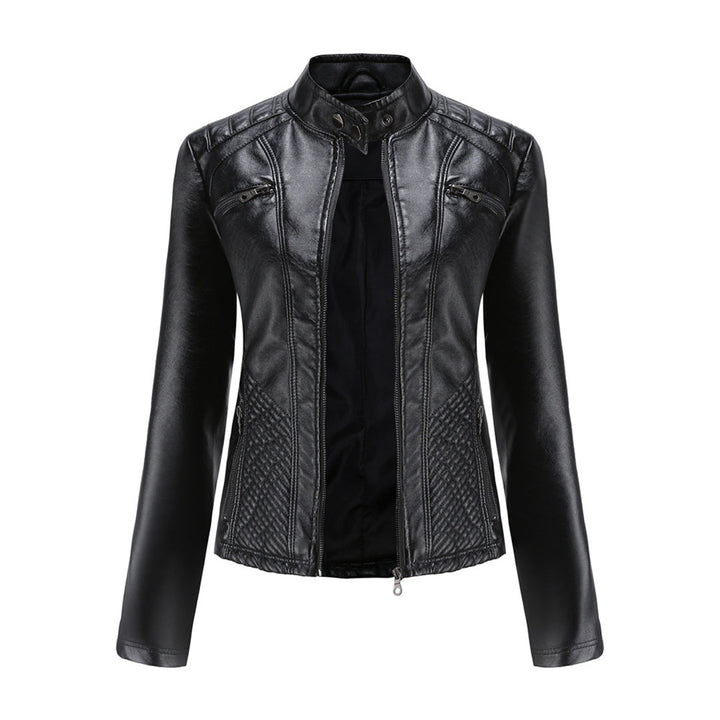 Harper Brooklyn | Women's Zip-up Biker Jacket