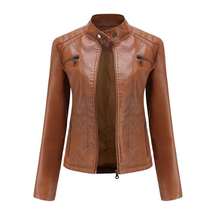 Harper Brooklyn | Women's Zip-up Biker Jacket