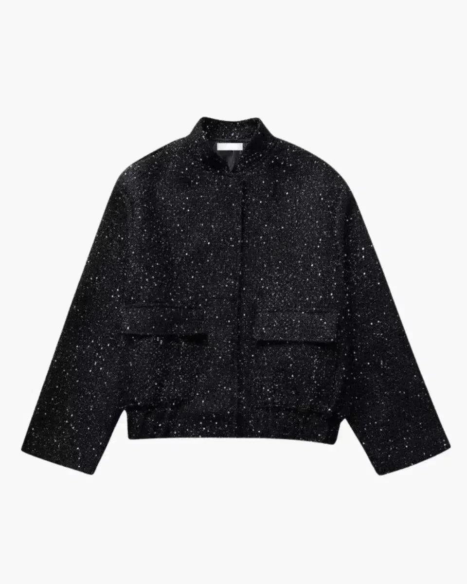 Harper Brooklyn | Sequin Cropped Jacket