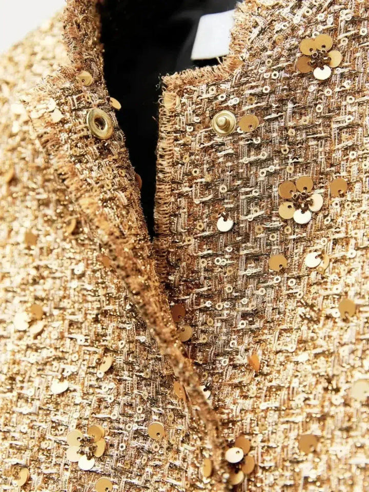Harper Brooklyn | Sequin Cropped Jacket