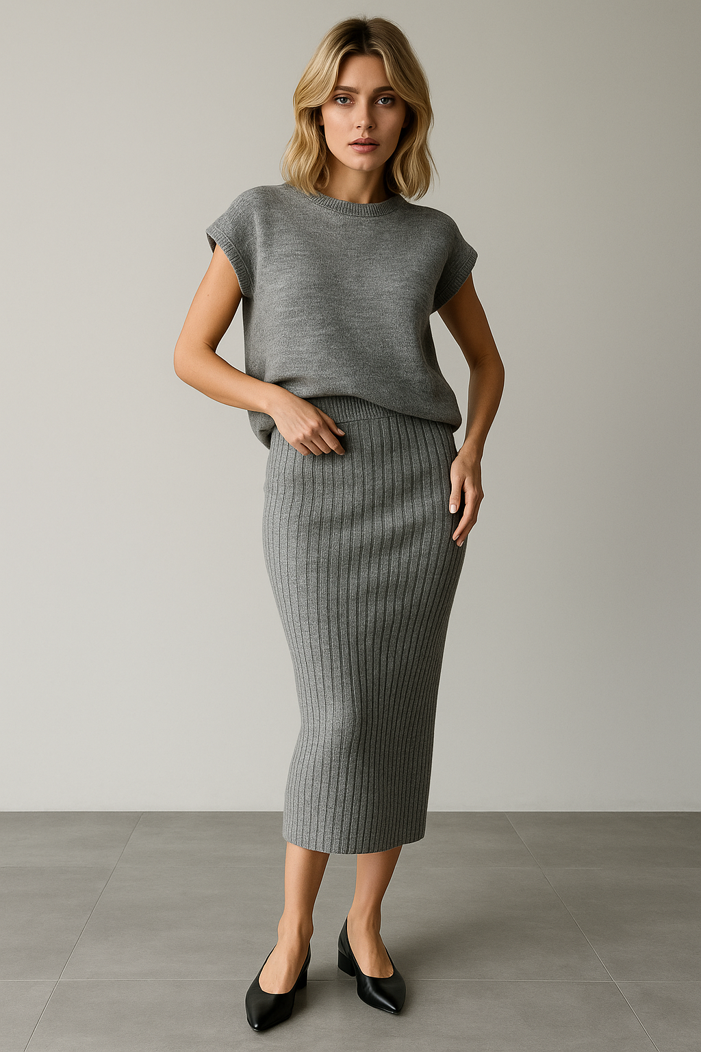 Harper Brooklyn | Rib Sleeveless Set