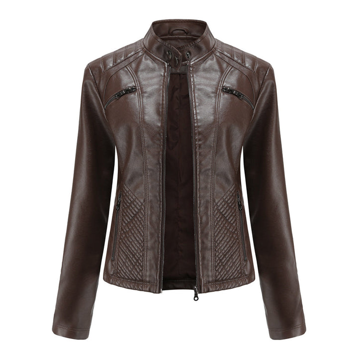 Harper Brooklyn | Women's Zip-up Biker Jacket