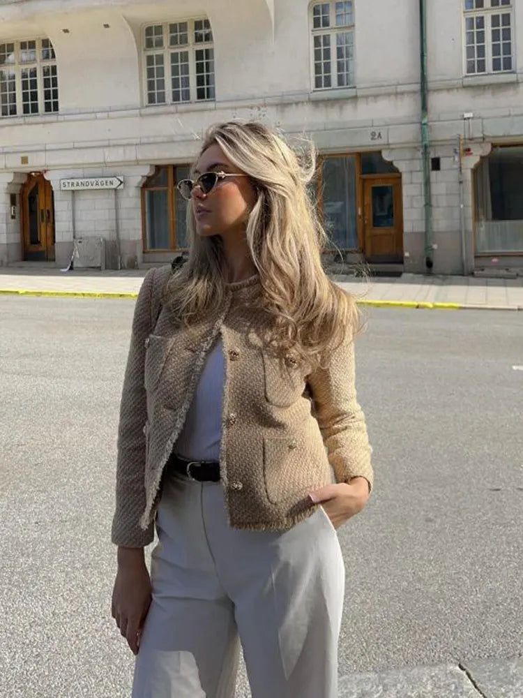 Harper Brooklyn | Short Tweed Blazer