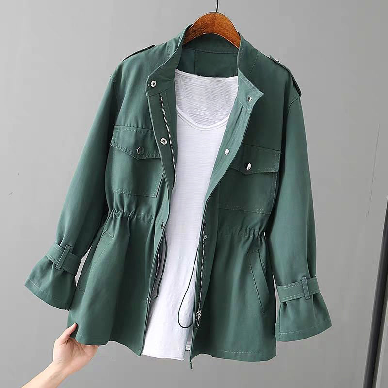 Harper Brooklyn | Women's Utility Jacket, Zipper Closure