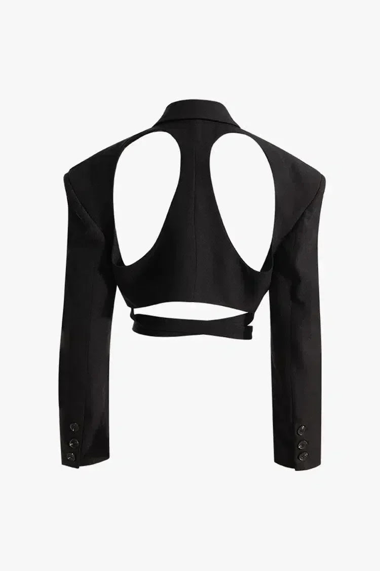 Harper Brooklyn | Blazer, strong-shoulder, cutout