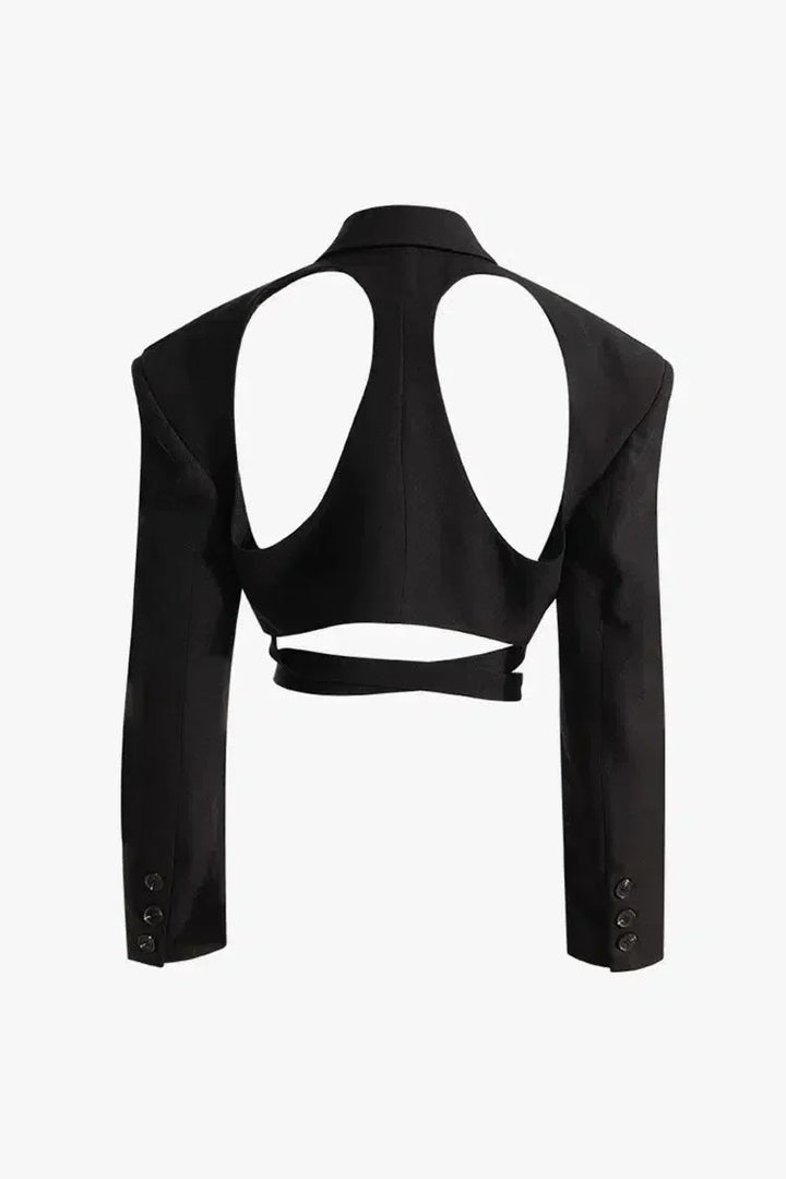 Harper Brooklyn | Blazer, strong-shoulder, cutout
