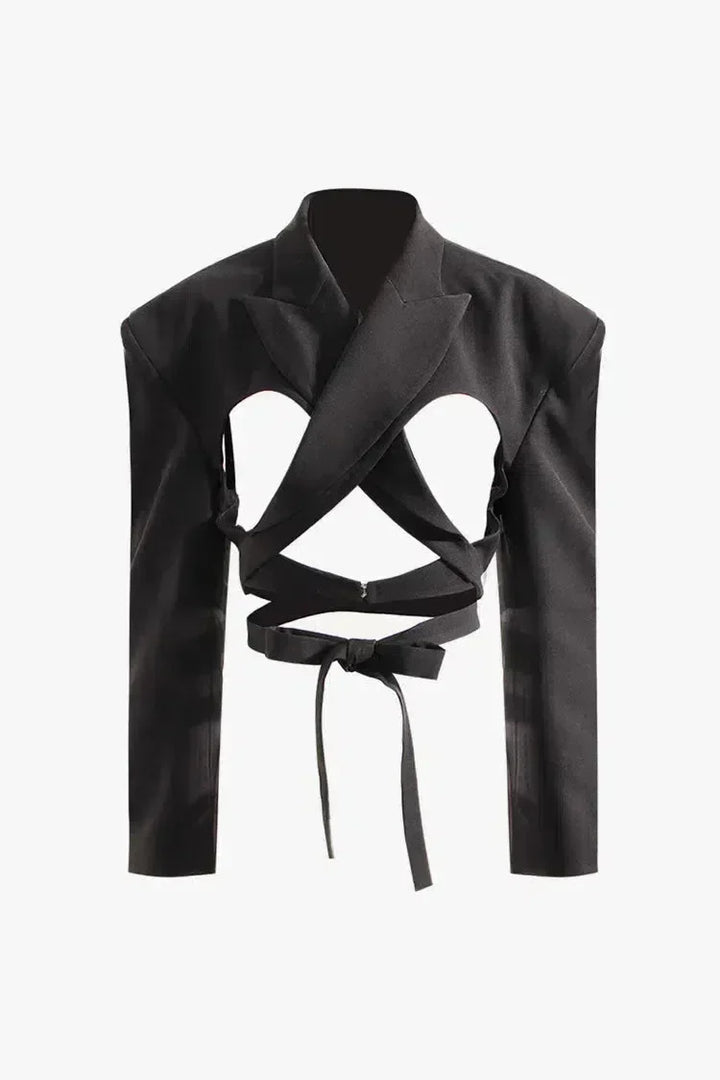 Harper Brooklyn | Blazer, strong-shoulder, cutout