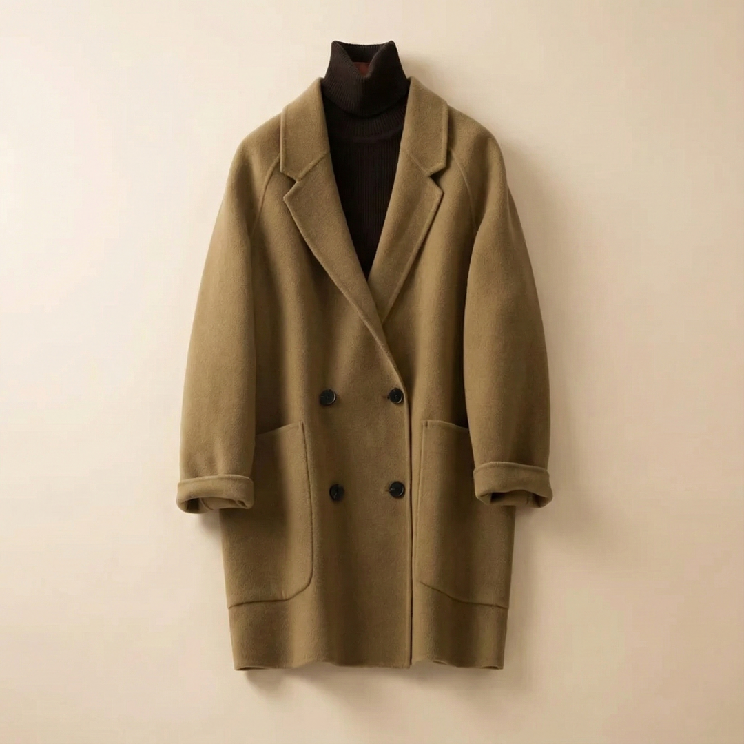 Harper Brooklyn | Wool Herringbone Coat