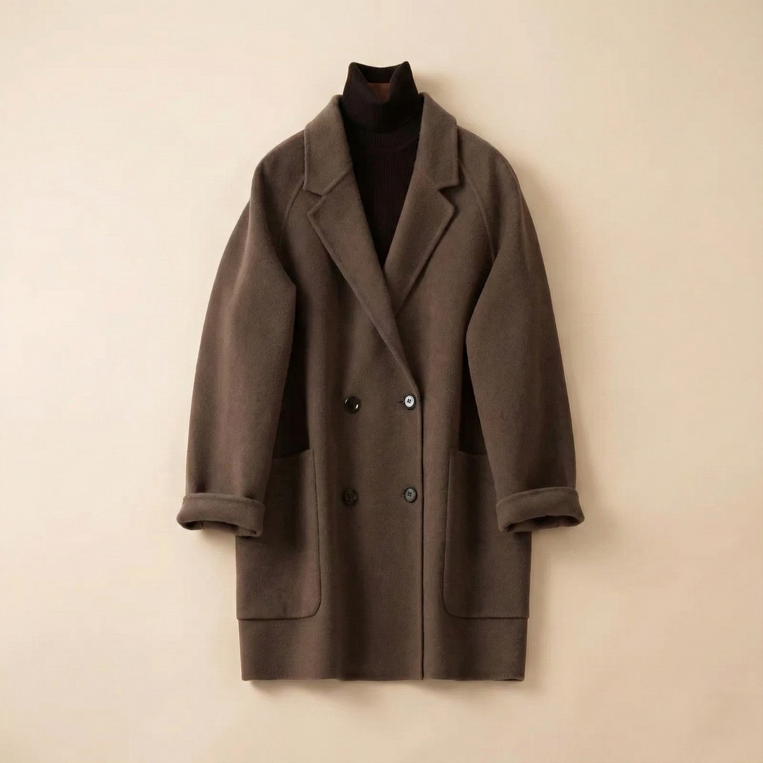 Harper Brooklyn | Wool Herringbone Coat