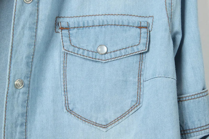 Harper Brooklyn | Denim Crop Top