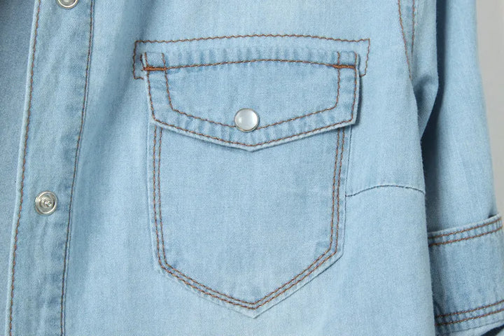Harper Brooklyn | Denim Crop Top