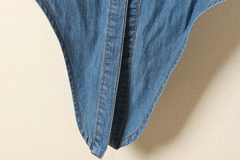 Harper Brooklyn | Denim Crop Top