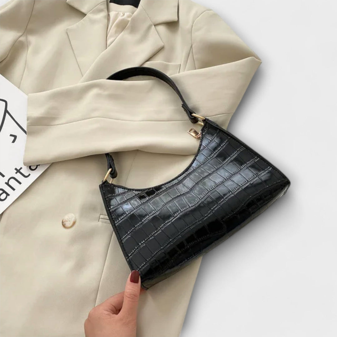 Harper Brooklyn | Shiny Leather Bag