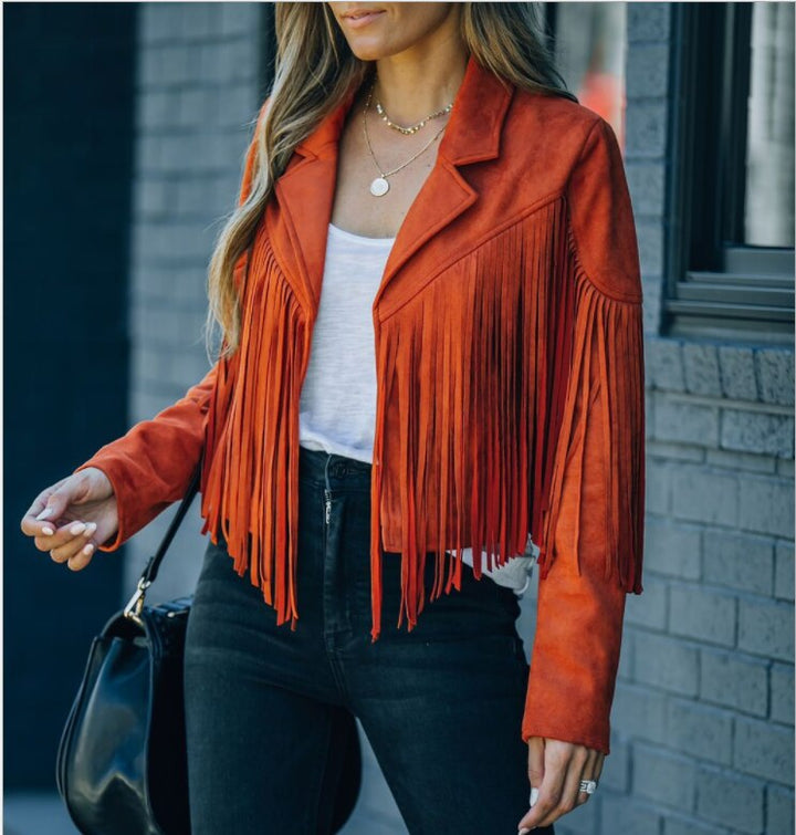 Harper Brooklyn| Women's Suede Moto Jacket
