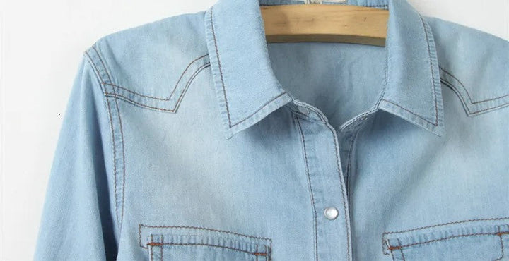 Harper Brooklyn | Denim Crop Top